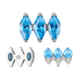 Titanring Parallel Marquise