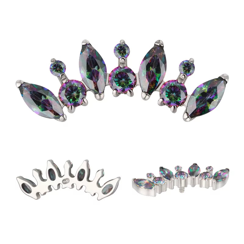 Titanring Rund und Marquise