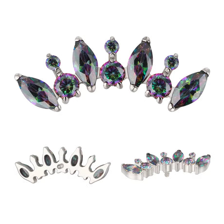 Titanring Rund und Marquise