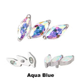 Titanring-Spitzen 3-Zinken Gebogener Fächer