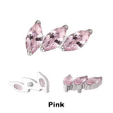 Titanring-Spitzen 3-Zinken Gebogener Fächer