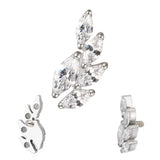 Titanring in Weizenährenform