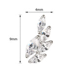 Titanring in Weizenährenform