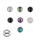 Titanspitzen mit halbem Rand