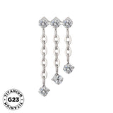 Titan-Dreifachring-Kettenanhänger