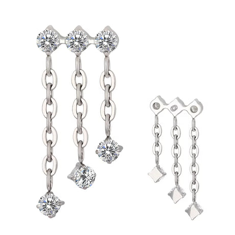 Titan-Dreifachring-Kettenanhänger