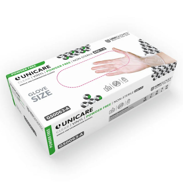 Unigloves Clear Vinyl Gloves - BVShop