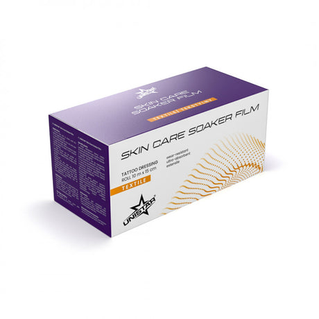 Unistar Skin Care Soaker Film roll and packaging
