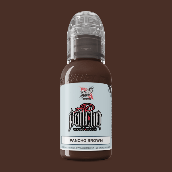 Weltberühmte Tattoofarbe AD Pancho Brown 30ml