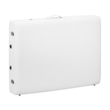 WOODEN FOLDING MASSAGE TABLE COMFORT ACTIV FIZJO LUX 2-SECTIONS 190X70 WHITE - BVShop