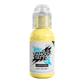 World Famous Limitless Tattoo Ink Light Yellow 1 30ml - BVShop