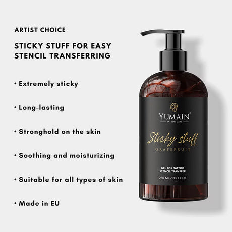Yumain Sticky Stuff Tattoo Stencil Transfer Gel 250ml - BVShop